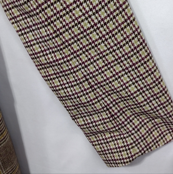 Vince Camuto Plaid Two Tone Double-Breasted Blazer Women's 4 Brown Office Career - Picture 4 of 10